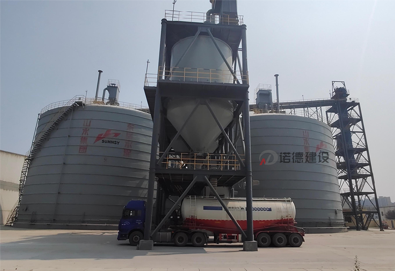 5萬(wàn)噸粉煤灰鋼板倉(cāng)2座